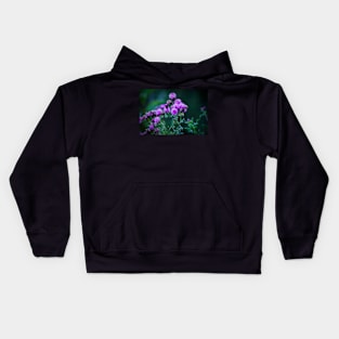 Thistle in full bloom. Kids Hoodie